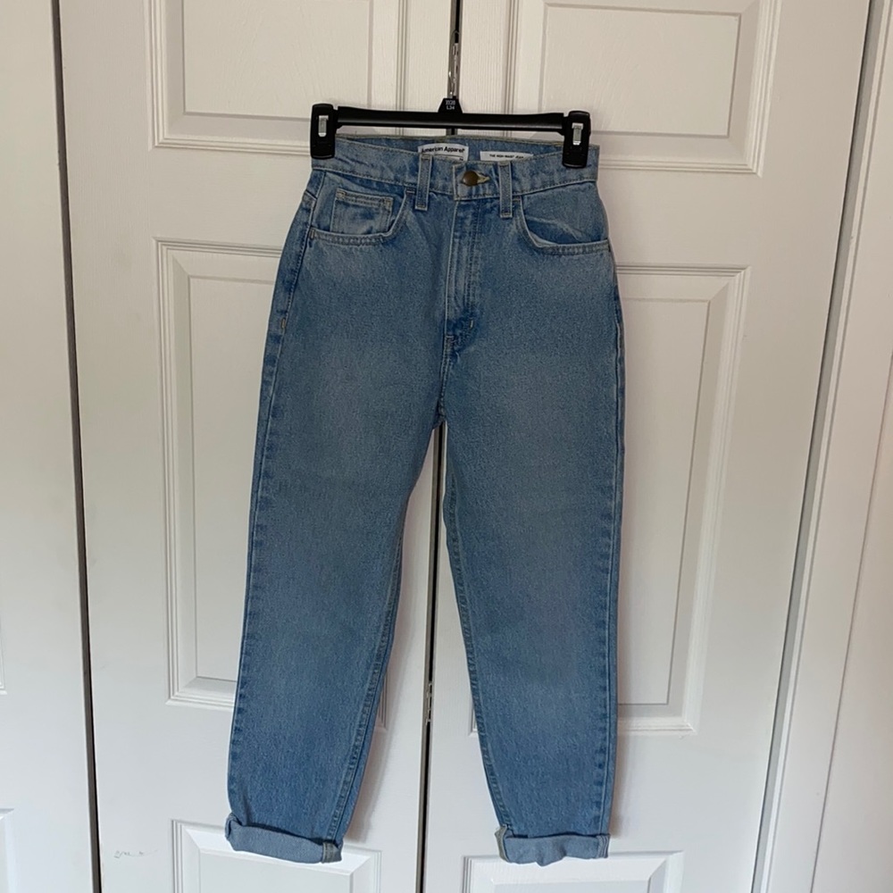 American Apparel High Waisted Mom Jeans
